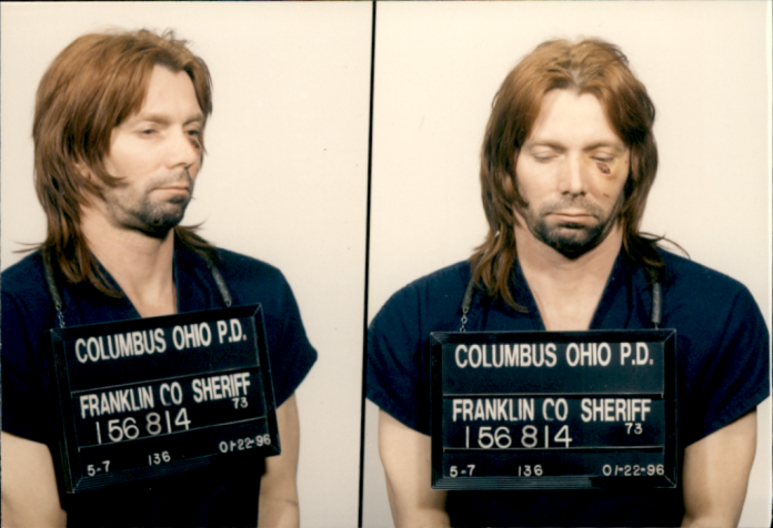 Mugshot of Peter Langan dated Jan. 22, 1996 (Franklin County Sheriff's Office)