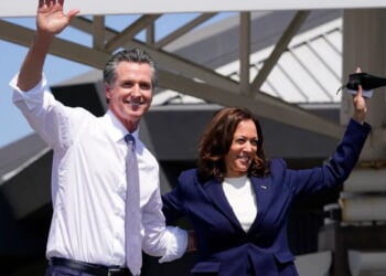 Newsom speaks on rumored tumultuous relationship with Harris