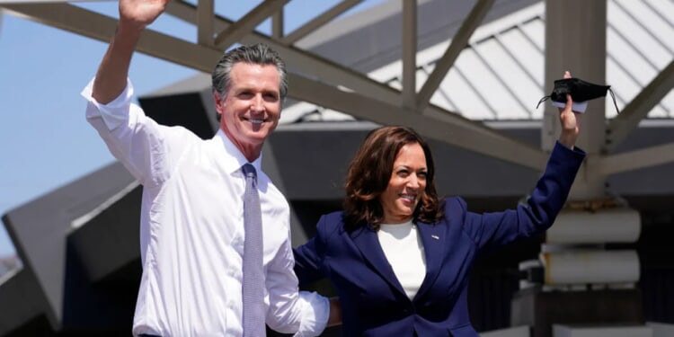 Newsom speaks on rumored tumultuous relationship with Harris
