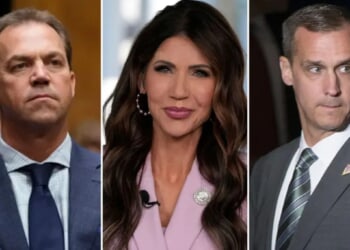 Noem erupts after Democrats push for answer on alleged affair