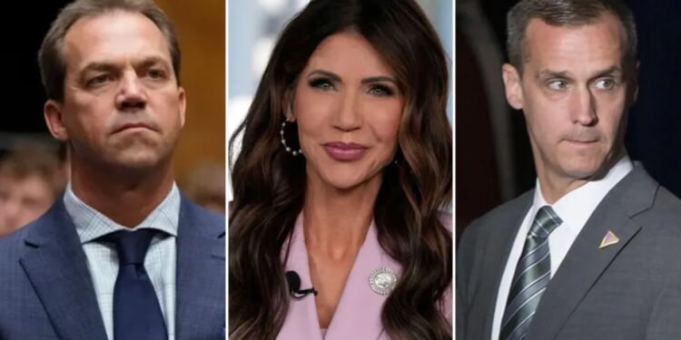 Noem erupts after Democrats push for answer on alleged affair