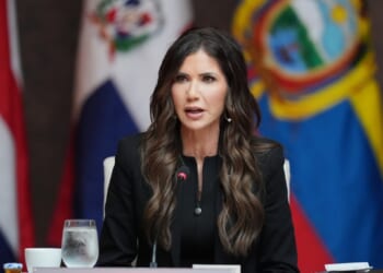 Noem talks up ‘migration control’ in first remarks in new role