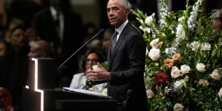 Obama says its 'hard to hope' in Trump era