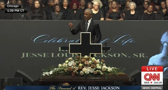 Obama’s Race-Hustling Eulogy at a Race Hustler’s Funeral