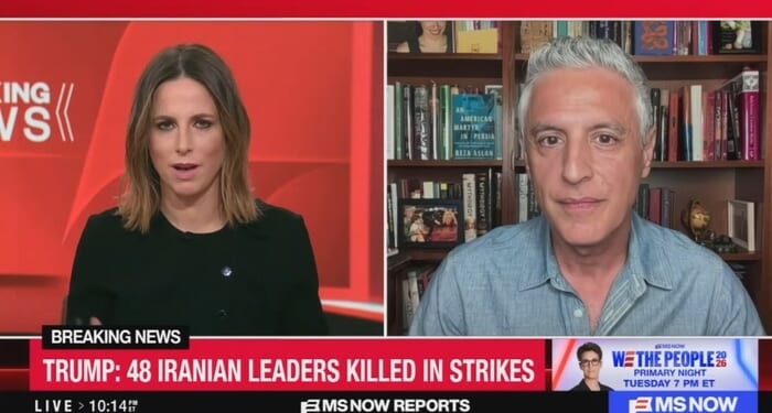 On MS NOW, Reza Aslan Compares 'Authoritarian' Trump to Iran Regime