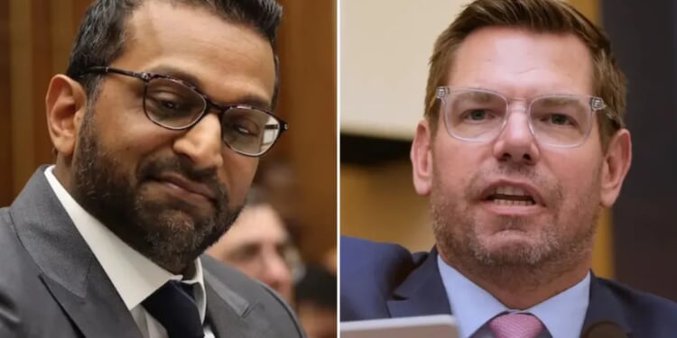 Patel prepping release of files on Eric Swalwell's ties to alleged spy