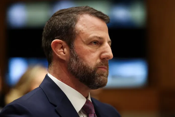 Sen. Markwayne Mullin (R-OK) appears before the Senate Homeland Security and Governmental Affairs Committee as Trump’s nominee to lead DHS.