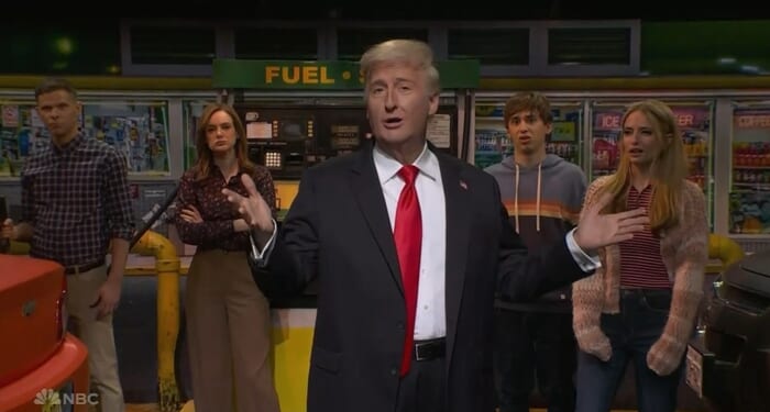 SNL's Trump Says Iran Is Meant To Distract From Epstein