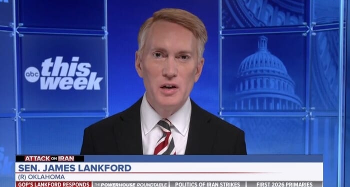 Sen. Lankford SCHOOLS ABC’s Stephanopoulos for Platforming Iranian FM