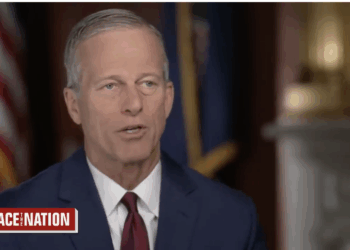 Senate Majority Leader John Thune, R-S.D., interviewed on Face the Nation.