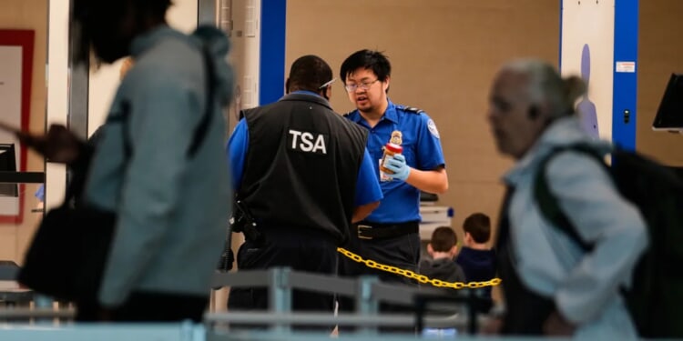 TSA data show 10% of officers called out sick Tuesday