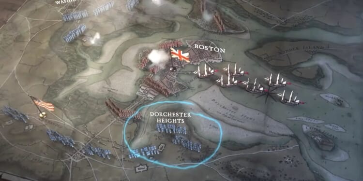 Thousands of Patriots go undetected toward Dorchester Heights