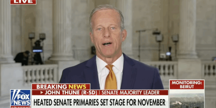 Thune Fights Harder For Worthless Cornyn Than SAVE Act
