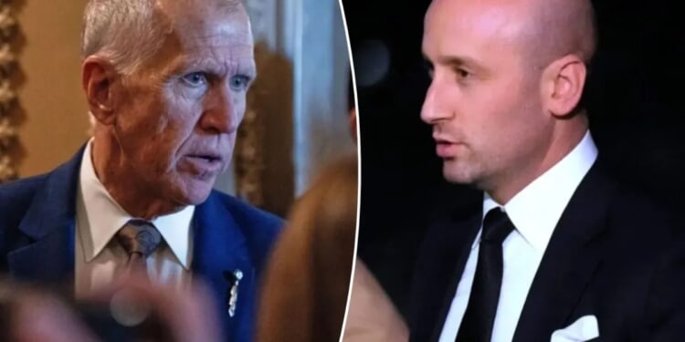 Tillis says Stephen Miller should leave Trump administration