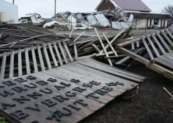 Tornadoes kill two in northwestern Indiana and raze buildings in Kankakee, Illinois