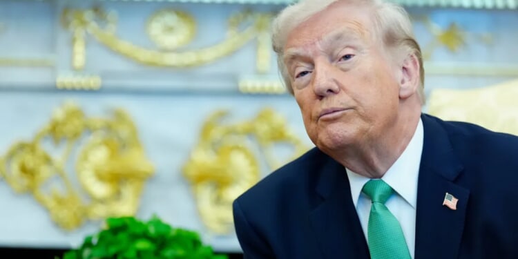 Trump participates in Shamrock Bowl presentation