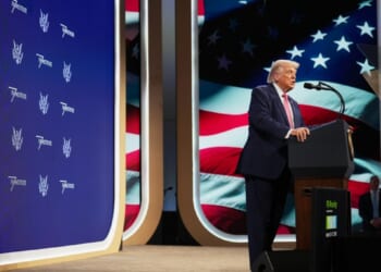 Trumps slams NATO allies and praises Gulf states in Miami speech