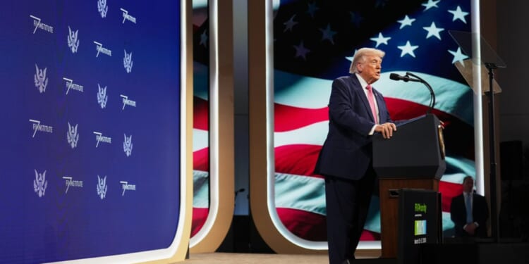 Trumps slams NATO allies and praises Gulf states in Miami speech