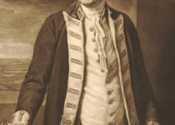 Washington studies the British fleet as it lingers in Boston Harbor