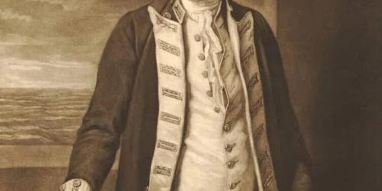 Washington studies the British fleet as it lingers in Boston Harbor