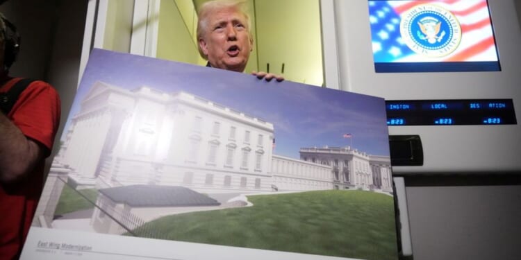 White House ballroom will include military bunker, Trump says