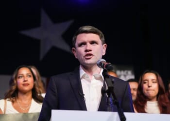 the comical portrayal of 'moderate' James Talarico