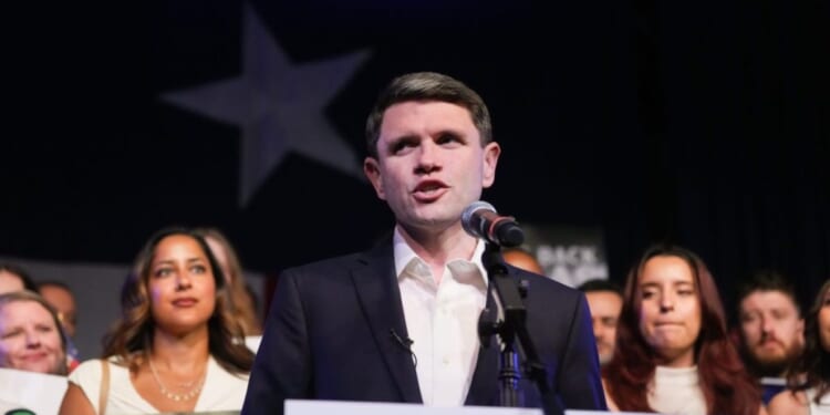 the comical portrayal of 'moderate' James Talarico