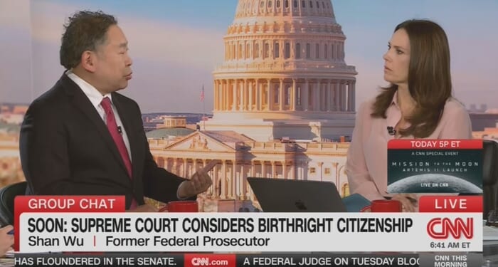 CNN Cheers Accusation That Challenging Birthright Citizenship Is ‘Racist’