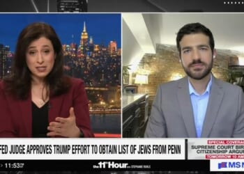 MS NOW Compares Trump UPenn Antisemitism Investigation to Holocaust