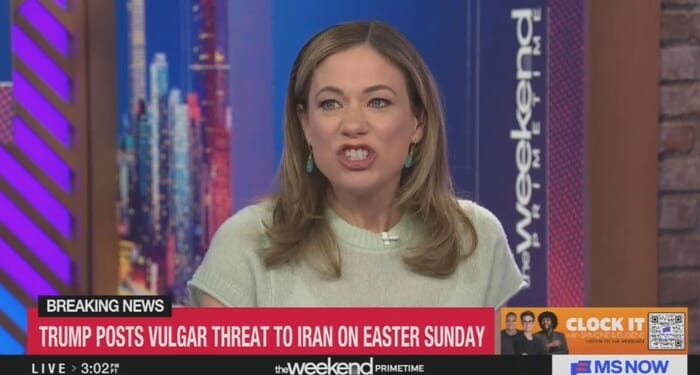MS NOW's Elise Jordan Goes Off on Trump Tweet: Trashy, Classless, Unhinged Jerk