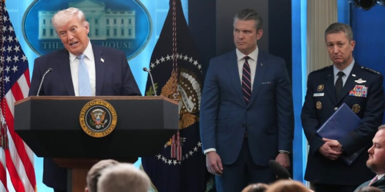 Trump and Hegseth lean hard on religion in post-Easter Iran press conference