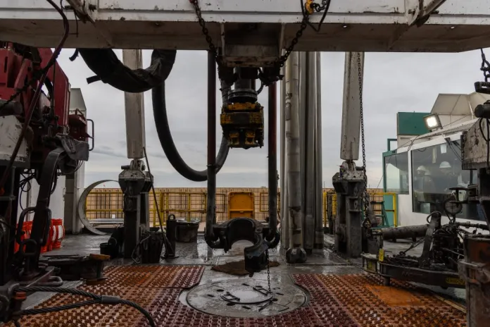 The True 41 Chevron well drill site.