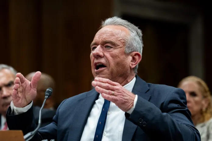 Health and Human Services Secretary Robert F. Kennedy Jr. testifies before the Senate Appropriations Committee.