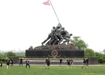 The Manion WOD at the Marine Corps Memorial