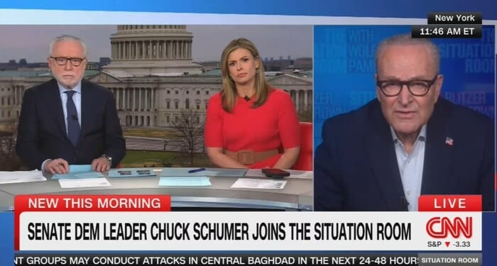 CNN's Pamela Brown Surprisingly Presses Chuck Schumer On 'The Situation Room'