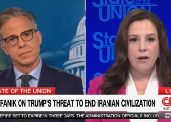 Elise Stefanik Battles Jake Tapper On His Claim Trump's Threat Was 'Genocidal'
