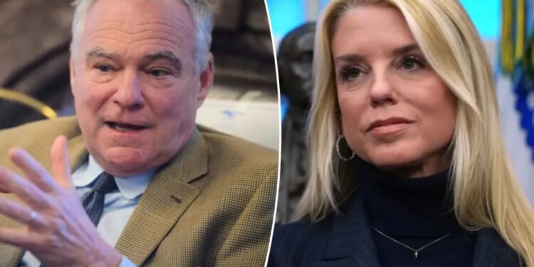 Kaine says he's not 'automatic no' on Trump attorney general pick