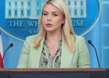 Leavitt jokes press can call Trump while she’s on maternity leave