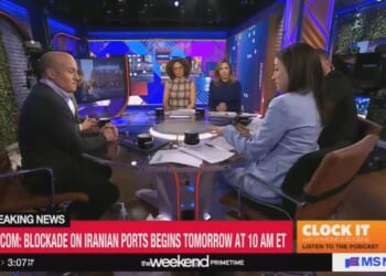 Left Wing MS NOW Criticizes Trump Iran Policy, Ignores Iranian Aggression