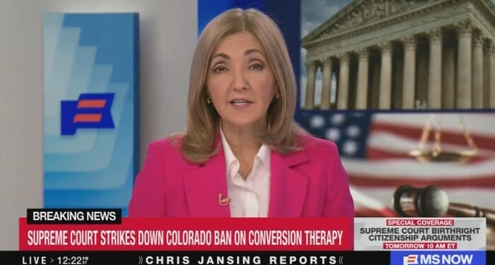 MS NOW Sees Free Speech Victory as 'Major Blow to LGBTQ Rights'