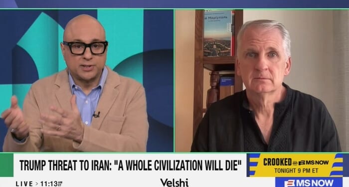 MS NOW Suggests Troops Could Be Charged With Genocide After Trump's Posts