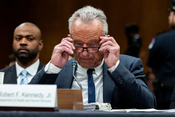 Health and Human Services Secretary Robert F. Kennedy Jr. testifies before the Senate Appropriations Committee.