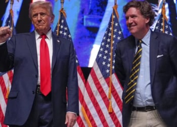 Tucker Carlson insists he hasn't 'fallen out' with Trump over Iran