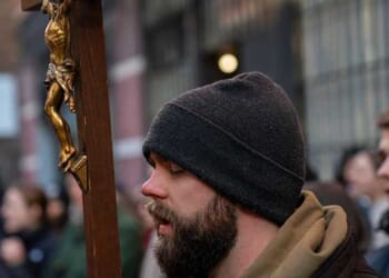 Young men flocking to Christianity in record numbers